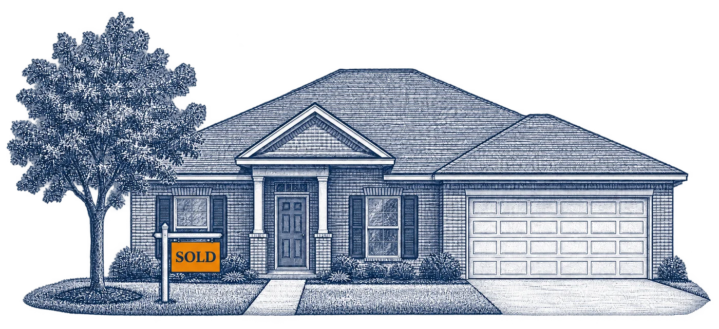 Illustration of the same house at this stage